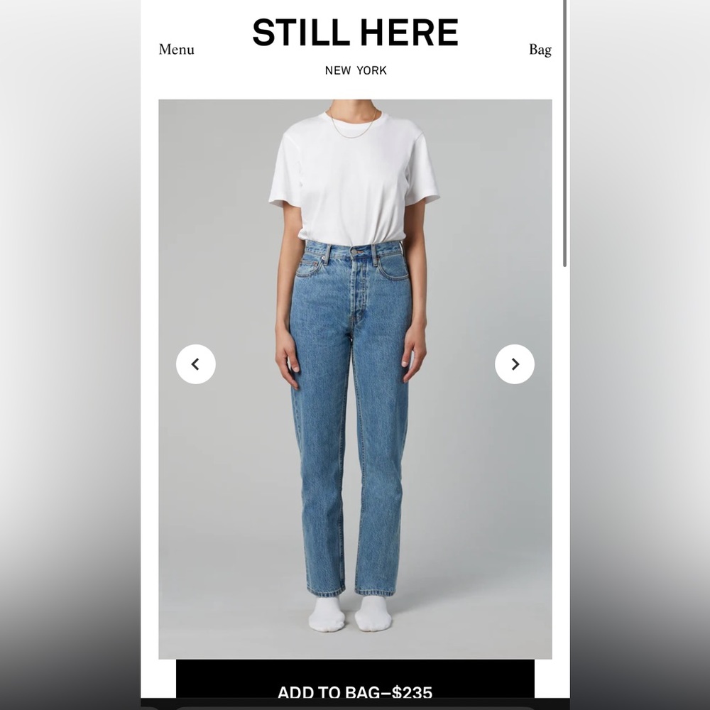 Still Here Childhood Jeans in Classic Blue